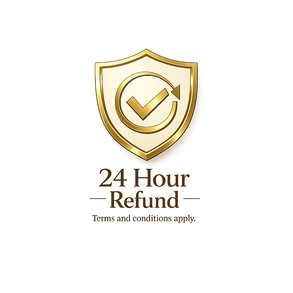 24 Hour Refund Policy